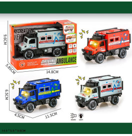 Машинка служебная со светом и звуком 9895-4C