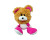 М'яка іграшка Коротишка ведмідь 30 см 0032_Brown-Pink