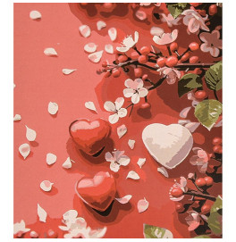 Картина по номерам Stateg В красном цвете 40х50 см VA-4658 Картина по номерам Stateg В красном цвете 40х50 см VA-4658