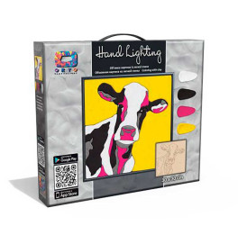 Картина з легкого пластиліну ТМ Moon Light Clay mini Корова