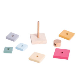 Пирамидка CUBIKA LD-19 из дерева