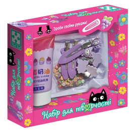 Набір для творчості Vladi Toys "Клей з кабашонами. Заколки фіолетові" VT4600-01