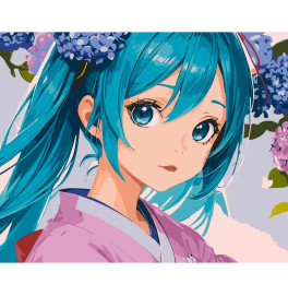 Картина за номерами "Hatsune Miku" ArtCraft 40*50 см