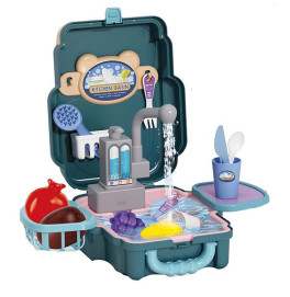Ігровий набір кухонна мийка у валізі 20 деталей 688-106A