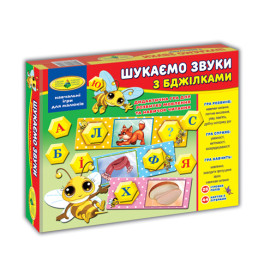 Игра "Ищем звуки с пчелками" в коробке рус.