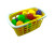 Ігровий Кошик з фруктами Бамсик пластиковий 010/10_Yellow