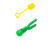 Игровой набор Бамсик Зимние игрушки №2 с лопаткой и снежоклипом 118/7_Yellow-Green