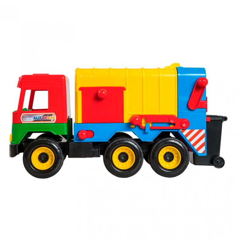 Мусоровоз "Middle truck" 39224_Red-Yellow-Blue
