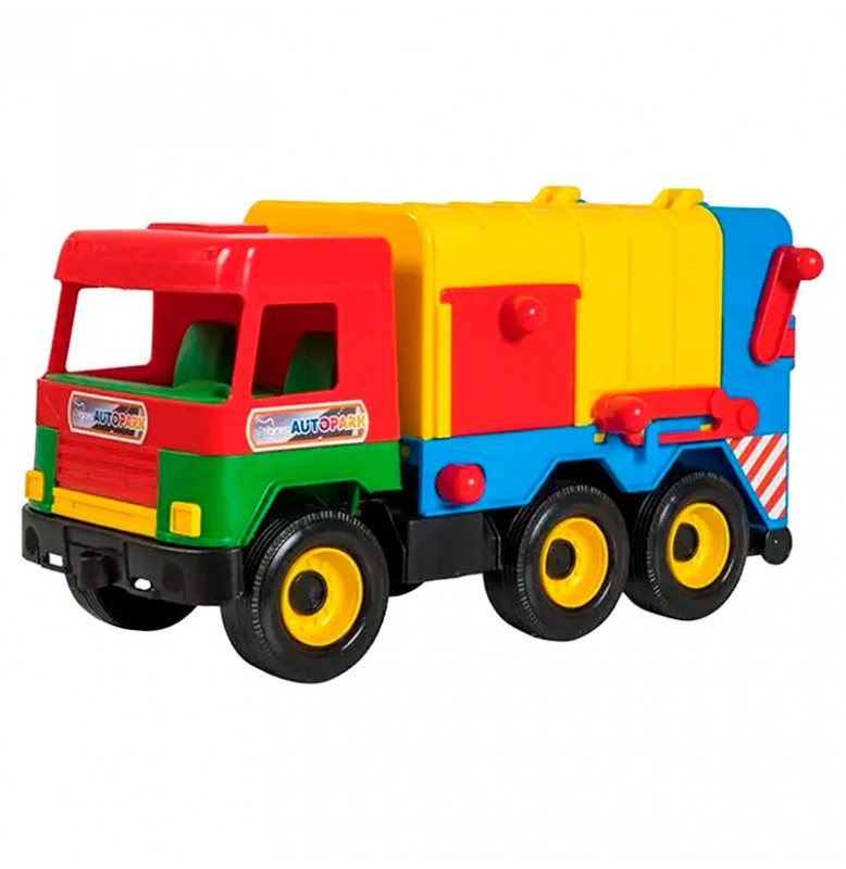 Мусоровоз "Middle truck" 39224_Red-Yellow-Blue
