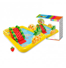 Игровой центр INTEX "Фруктовое удовольствие" с горкой и фонтанчиком 57158