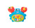 Игрушечное Пианино детское Крабик на батарейках 8815-C_Blue