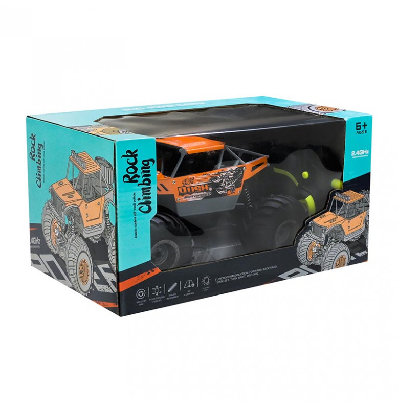 Машинка гоночная на радиоуправлении на аккумуляторе M765-39_Orange