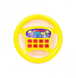 Руль музыкальный 18,5x18,5x3 см 3360_Yellow
