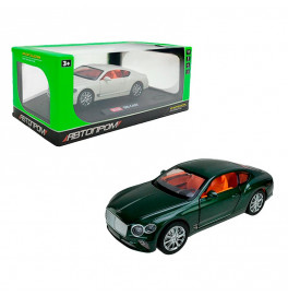 Машинка Автопром 1:24 со светом и звуком металлическая AP7715_Green