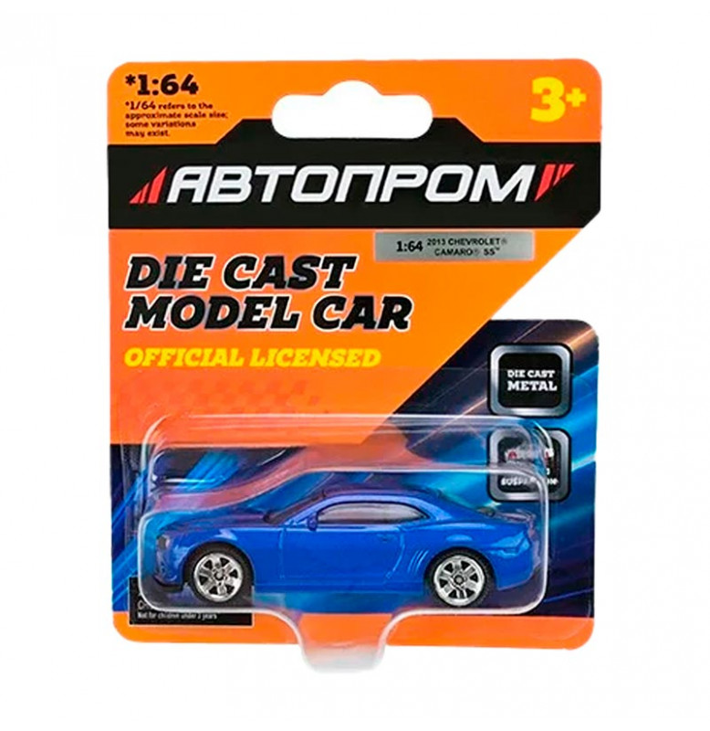 Машинка Автопром 1:64 металлическая AP6406_Blue