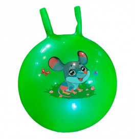 Мяч для фитнеса с рожками 45 см 350 грамм RB26507_Green Мяч для фитнеса с рожками 45 см 350 грамм RB26507_Green