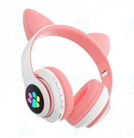 Беспроводные наушники с ушками STN-28_Pink