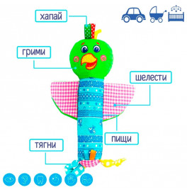 Погремушка Macik Зоо Попугай Шалун МС 010202-02