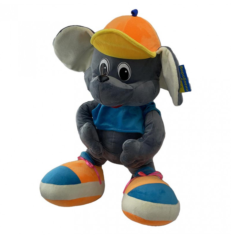 Мягкая игрушка Миша Паша 60 см 0094_Orange-Blue