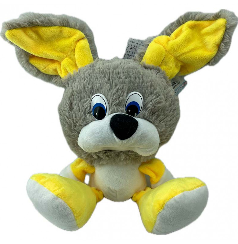 Мягкая игрушка Коротышка собака 30 см 0193_Gray
