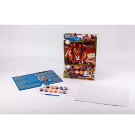 Картина по номерам Danko toys 30x21 см KN-03-01,02,03,...10