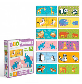 Пазл Dodo DUO Мама и малыш 24 элемента 300692