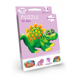 Развивающий пазл Danko Toys Puzzle For Kids для малышей PFK-05,06,07,08,09...12