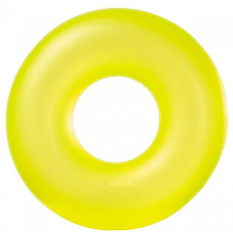 Надувной круг неоновый 91 см 59262_Yellow