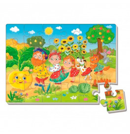 Игра развивающая Vladi Toys Малыш сможет "Репка" мягкие пазлы А4 VT1102-28