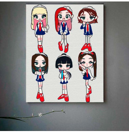 Набор для росписи "Ive art" 40*50 см 10072-AC
