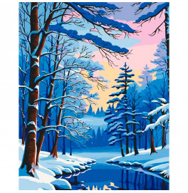 Картина по номерам "Зимний лес" ArtCraft 40*50 см 11048-AC