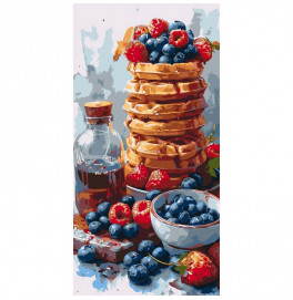 Картина по номерам "Сладкие вафли" ArtCraft 40*80 см 12035-AC