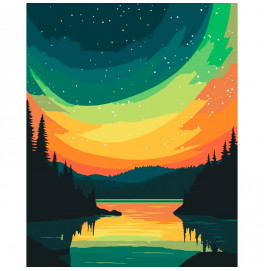 Картина по номерам "Ночной свет" Artcraft 40*50 см 11063-AC