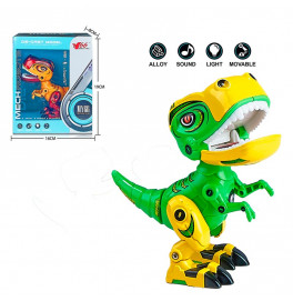 Интеркативная игрушка робот-динозавр со светом и звуком MY66-J1203_Green