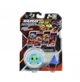 Машинка-волчок Battle Gyro Car с фишкой на блистере. BB011S_Blue Машинка-волчок Battle Gyro Car с фишкой на блистере. BB011S_Blue