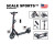 Двухколесный самокат Scale Sports Черный SS04_Black