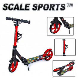 Двоколісний самокат Scale Sports Червоно-Чорний SS15_Red-Black