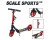 Двоколісний самокат Scale Sports Червоно-Чорний SS15_Red-Black