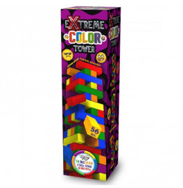 Настольная игра Danko Toys "EXTREME COLOR TOWER" развивающая дженга G-ECT-01U
