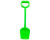 Лопата №5 з пластиковою ручкою Бамсик 0157_Green
