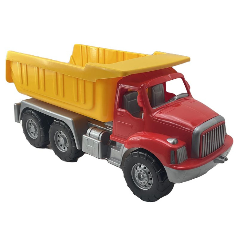 Машинка "Магирус" самосвал 0442_Red-Yellow