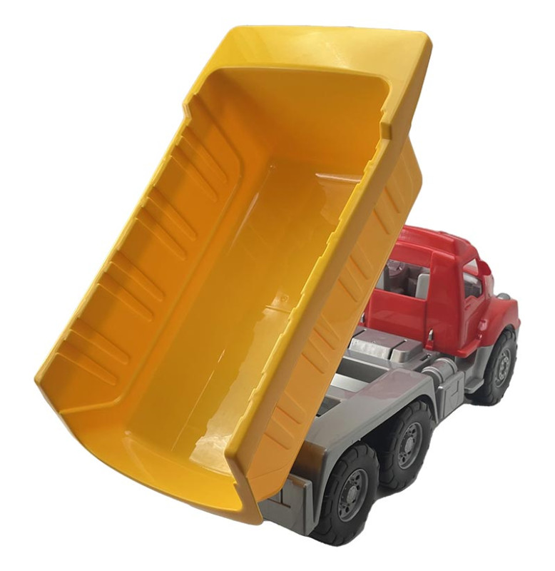 Машинка "Магирус" самосвал 0442_Red-Yellow