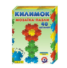 Мозаика для детей Технок Коврик 40 деталей