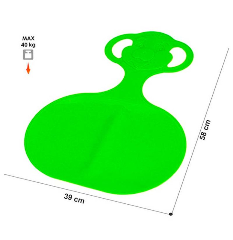 Санки Технок льодянка для дітей 1318_Green