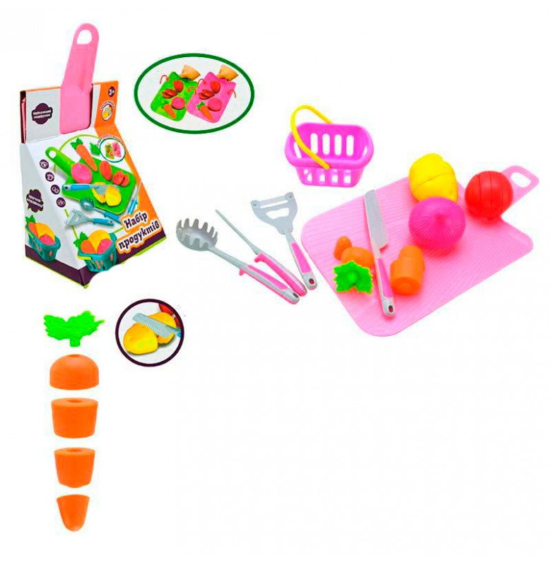 Набор игрушечных продуктов PL-524-201_Pink