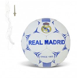 Мяч футбольный REAL MADRID №5 PU 420 гр сетка+игла FP089