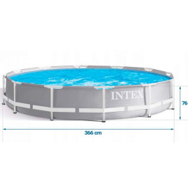 Каркасный Бассейн INTEX 366x76 см объем 6503 л