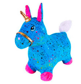 Стрибун гумовий арт. RB2524 Єдиноріг 1400 гр RB2524_Blue