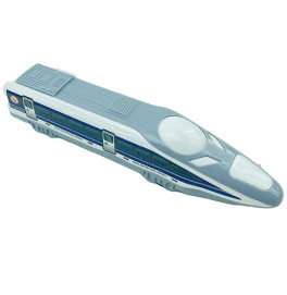 Поезд инерционный бело-серый YM-F15_Blue