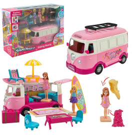 Игровой набор кукол с машинкой и аксессуарами SG-29080